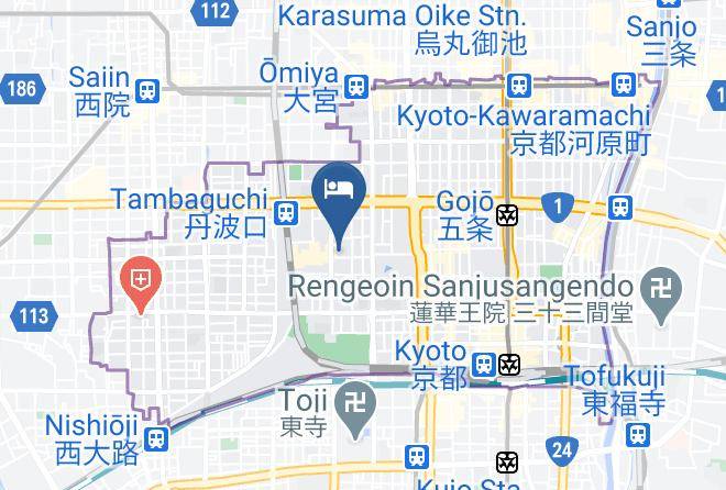 Kyoto City Shimogyo Ward - Guest Inn Kyoto Maps
