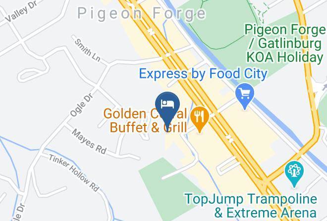 Sevier - Guest Inn Pigeon Forge Maps