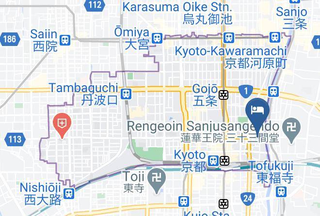 Kyoto City Shimogyo Ward - Guest One Maps