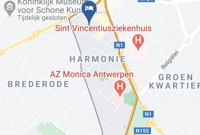 Antwerp - Cabosse Suites & Spa Maps