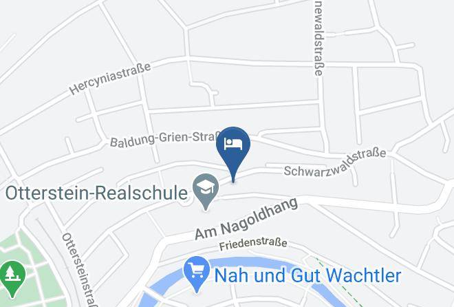 Pforzheim - Gastehaus Nagoldblick Pforzheim Maps