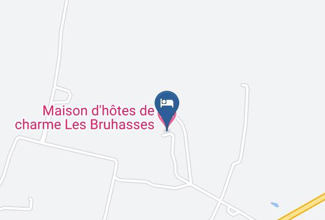 Gers - Maison D'hotes De Charme Les Bruhasses Maps