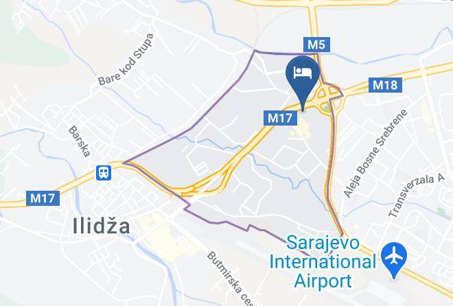 Sarajevo - Guesthouse Tibra 2 Maps