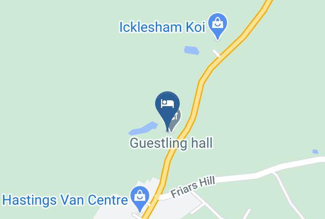 East Sussex - Guestling Hall Hotel Maps