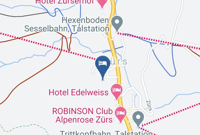 Bludenz - Hotel Guggis Skiurlaub In Zurs Lech Am Arlberg Maps