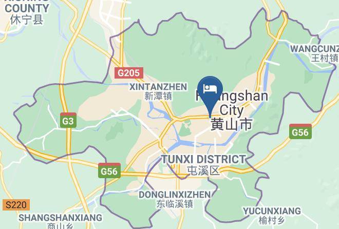 Huangshan - Guibinlou Hotel Maps