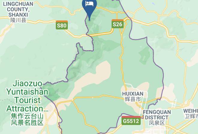 Xinxiang - Guibinyuan Hotel Hui County Wanxian Mountain Maps