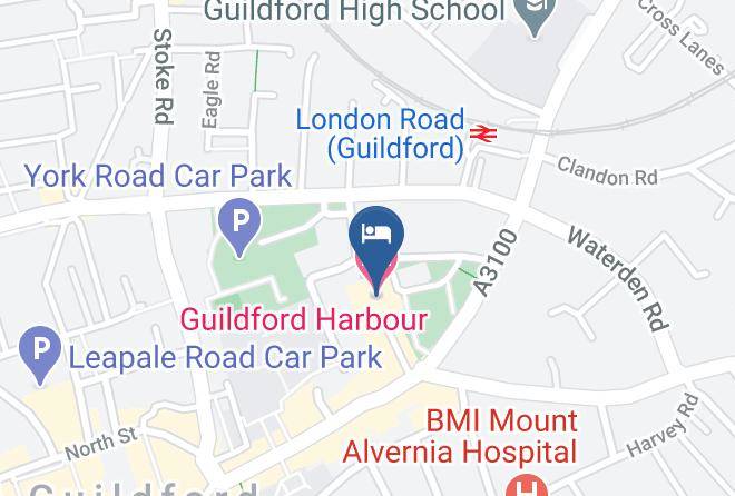 Surrey - Harbour Hotel Guildford Maps