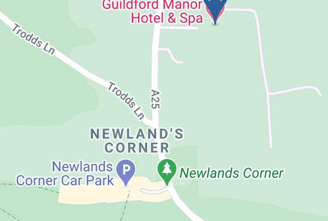 Surrey - Guildford Manor Hotel & Spa Maps