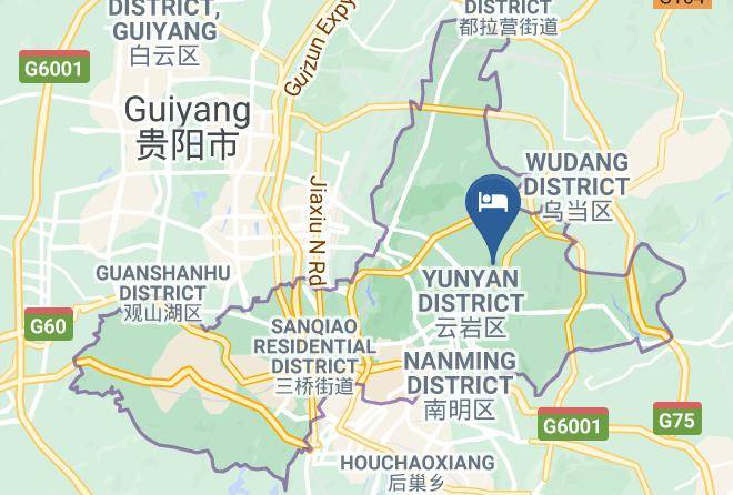 Guiyang - Guiyang Xianduhe Hotel Maps