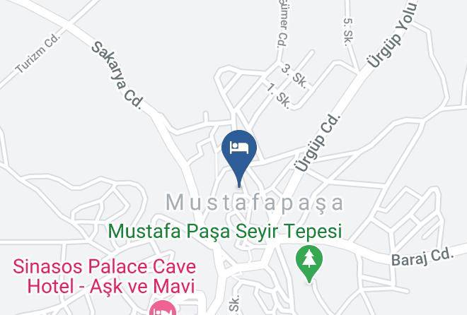 Urgup - Gul Konaklari Sinasos Zumruduanka Konagi Maps
