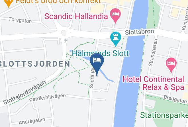 Halmstad - Gula Briggen Hotel Maps
