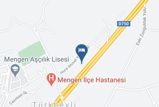 Mengen - Mengen Gulaydin Otel Maps