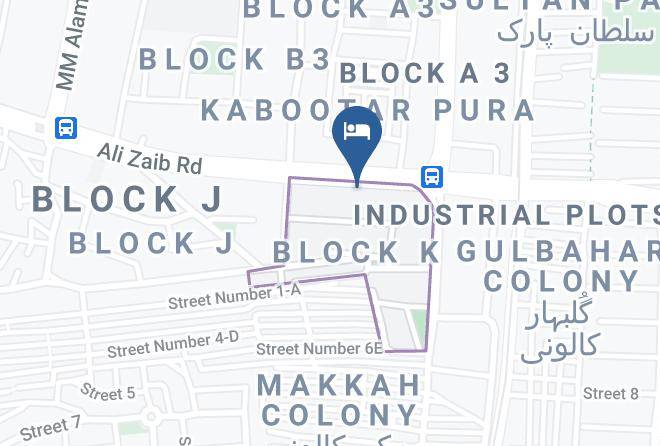Islamabad - Gulberg Tower Hotel Maps
