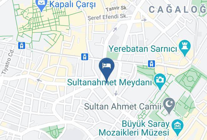 Fatih - Gulec Hotel Maps