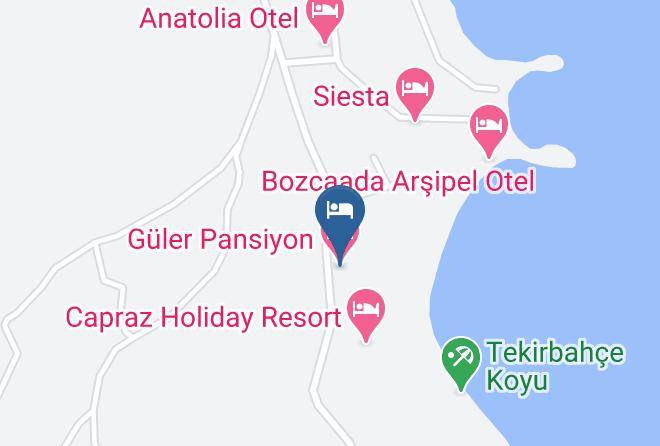 Bozcaada - Guler Pansiyon Maps