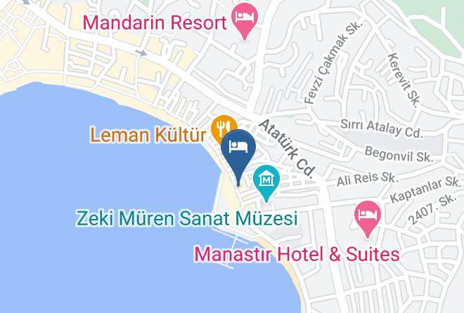 Bodrum - Gulet Otel Maps