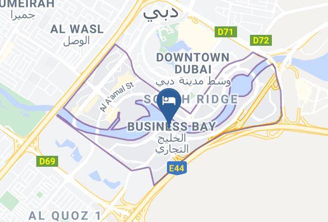 Dubai - Gulf Court Hotel Business Bay Maps
