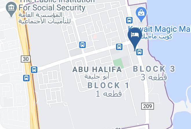 Gulf Grand Hotel Map