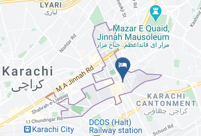 Karachi - Gulf Hotel Maps