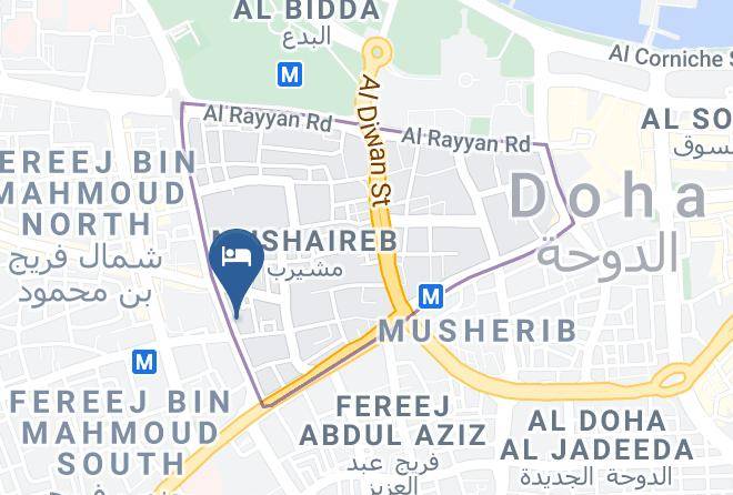 Doha - Gulf Paradise Hotel Maps