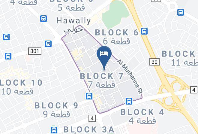 Hawalli - Gulf Rose Suites Maps
