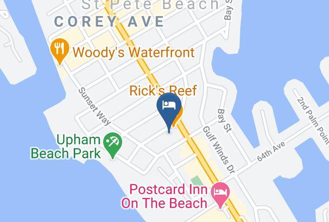 Pinellas - Gulf Tides Inn Maps