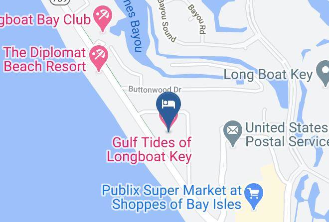 Sarasota - Gulf Tides Of Longboat Key Maps
