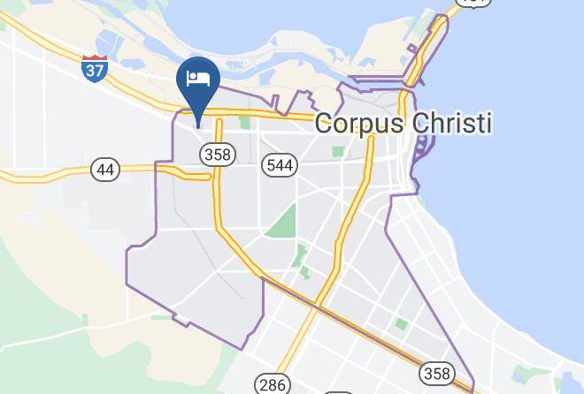 Nueces - Gulf Way Motel Maps