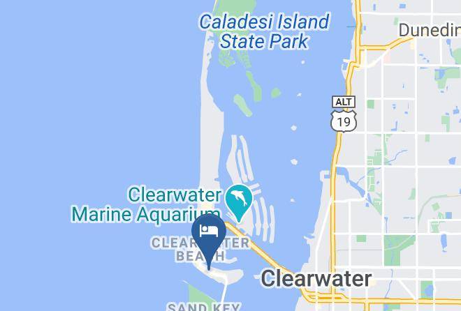Pinellas - Gulfview Hotel On The Beach Maps