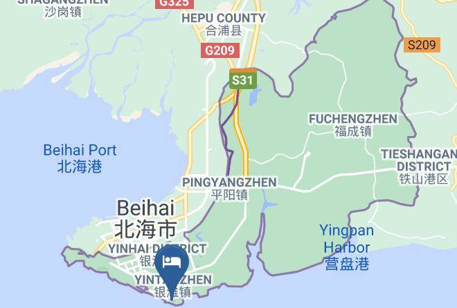 Beihai - Guli Island Holiday Hotel Maps