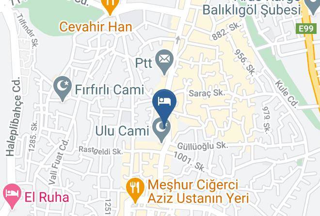 Eyyubiye - Gulizar Konuk Evi Maps