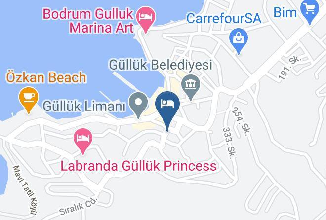 Milas - Gulluk Life Hotel Maps