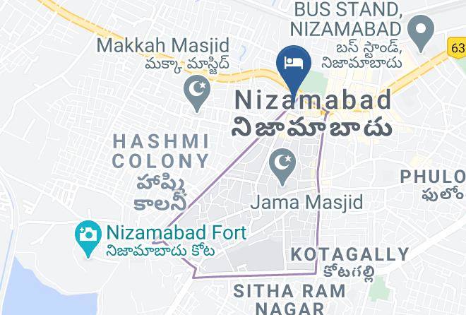 Nizamabad - Gulzar Hotel Maps