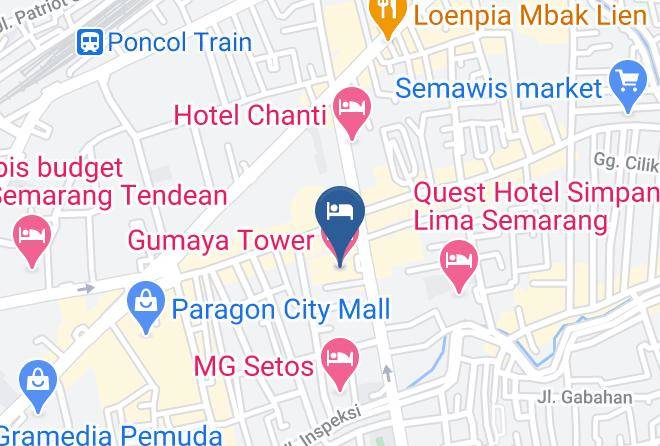 Kota Semarang - Gumaya Tower Hotel Maps