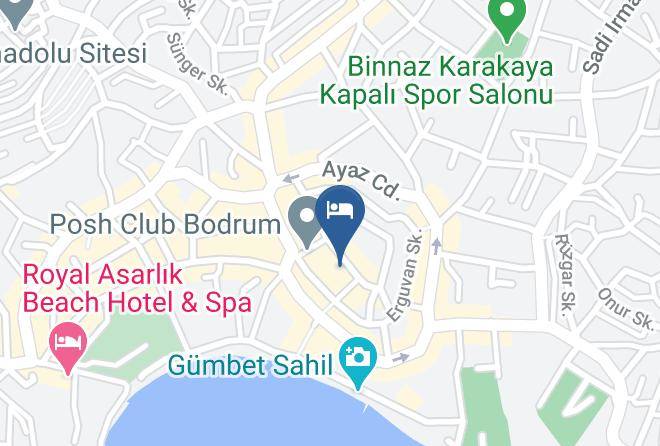 Bodrum - Gumbet Hotel Maps