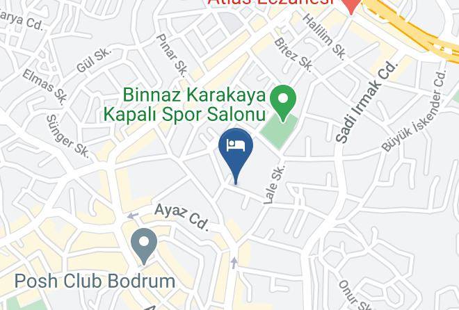 Bodrum - Gumbet Life Hotel Maps