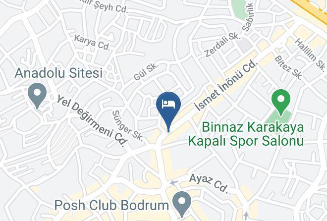 Bodrum - Gumbet Ugur Hotel Maps