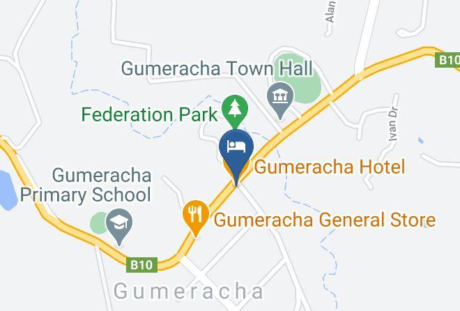 Adelaide Hills - Gumeracha Hotel Maps