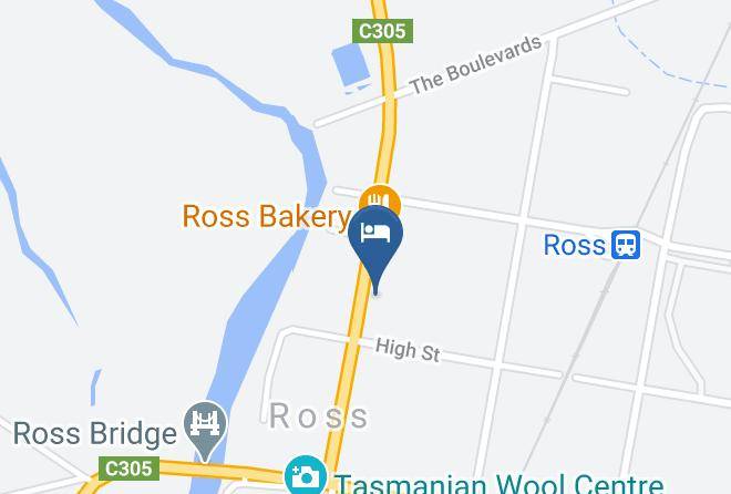 Northern Midlands - Gumtrees Stables Ross Maps