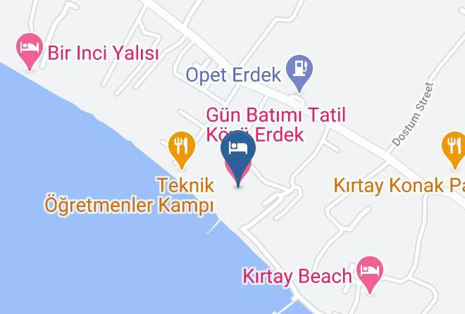 Erdek - Gun Batimi Tatil Koyu Erdek Maps