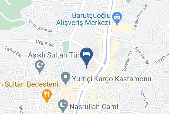 Kastamonu Topcuoglu - Gun Otel Kastamonu Maps