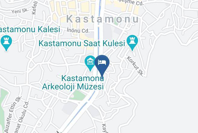 Kastamonu Isfendiyarbey - Gun Residence Otel Maps