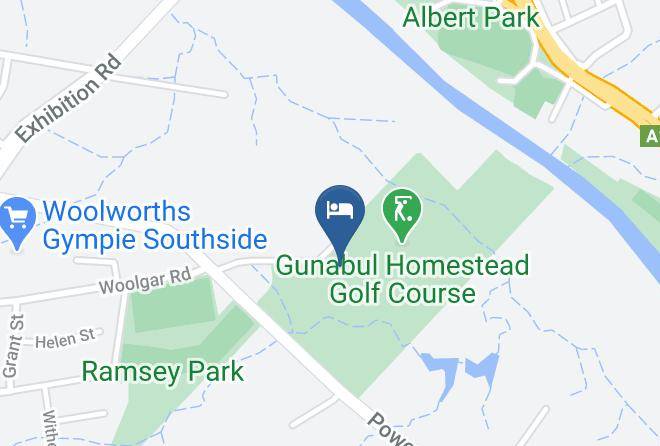 Gympie - Gunabul Homestead Accommodation & Golf Course Maps