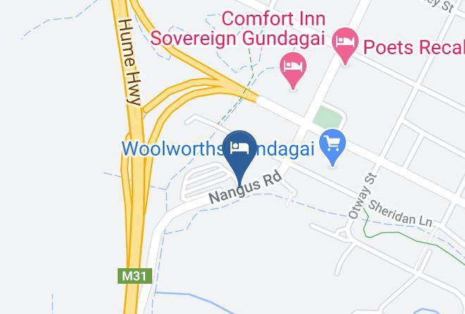 Gundagai - Gundagai Cabins & Tourist Park Maps
