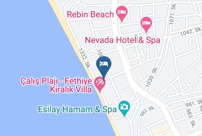 Fethiye - Gunes Hotel Maps