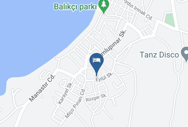 Gunes Motel Avsa Map