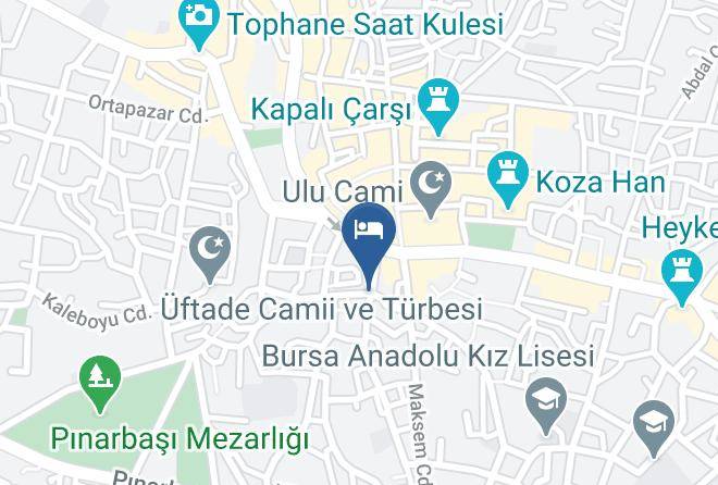 Osmangazi - Gunes Otel Maps