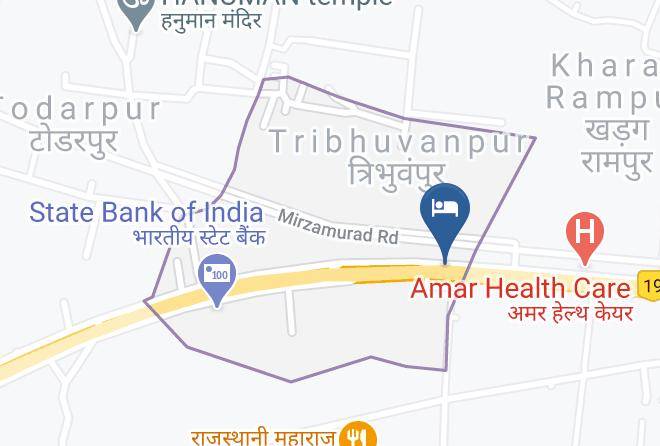 Varanasi Sub District - Gunjan Resort Maps