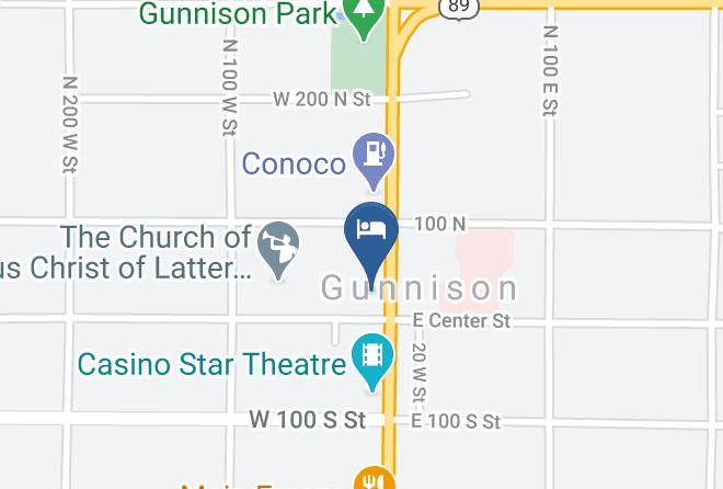 Gunnison Inn Map